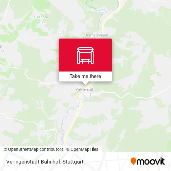 Карта Veringenstadt Bahnhof