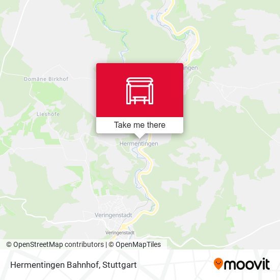 Hermentingen Bahnhof map