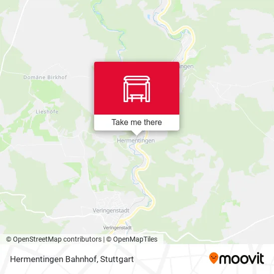 Карта Hermentingen Bahnhof