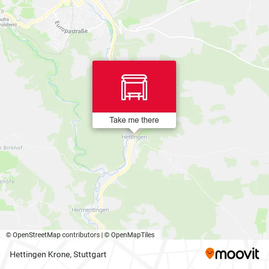 Карта Hettingen Krone