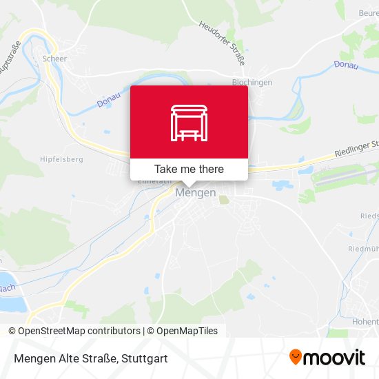 Mengen Alte Straße map
