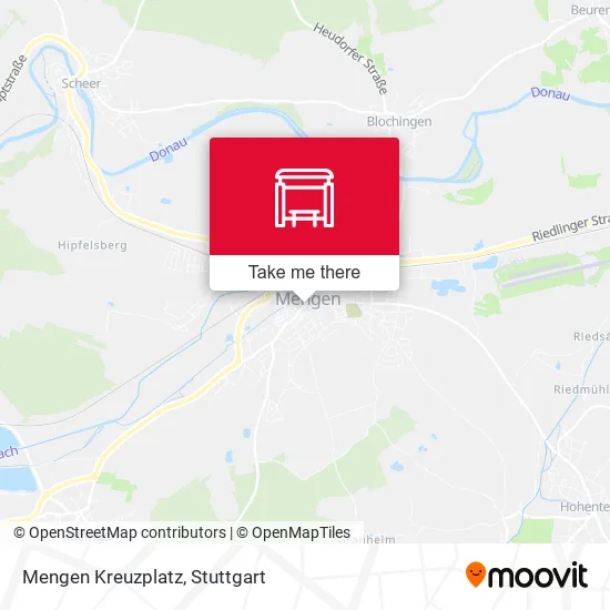 Карта Mengen Kreuzplatz