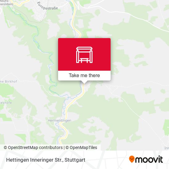 Hettingen Inneringer Str. map