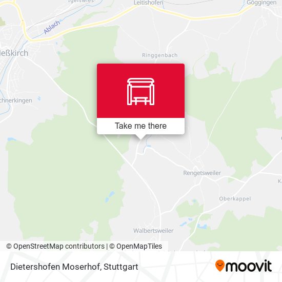 Dietershofen Moserhof map