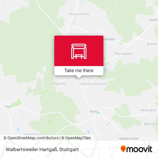 Walbertsweiler Hartgaß map