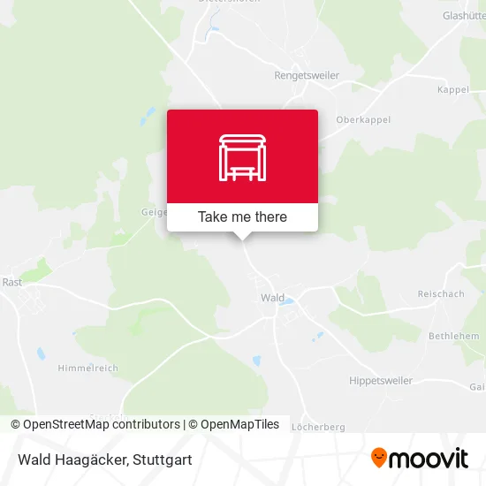 Карта Wald Haagäcker