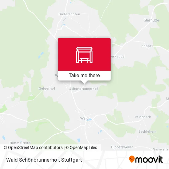 Карта Wald Schönbrunnerhof