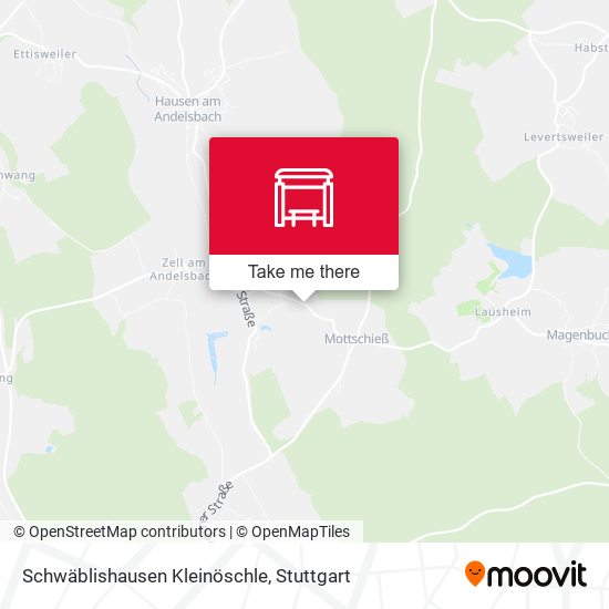 Schwäblishausen Kleinöschle map