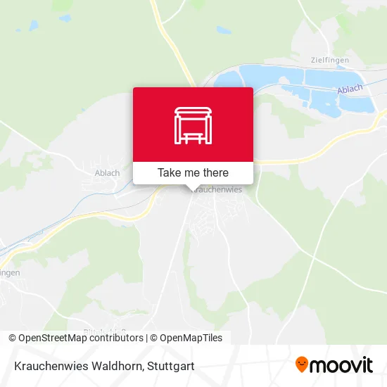 Карта Krauchenwies Waldhorn