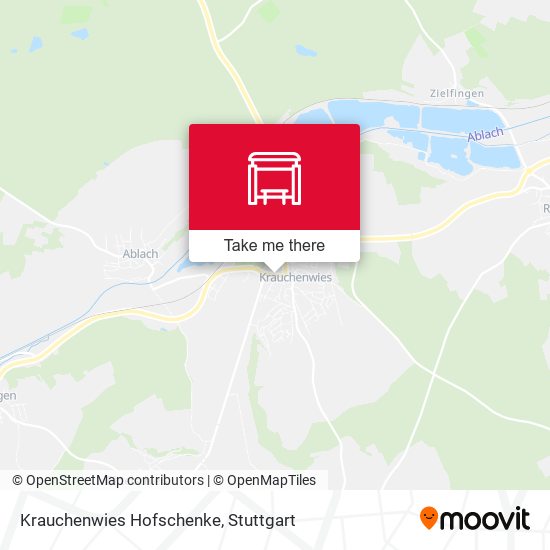 Krauchenwies Hofschenke map