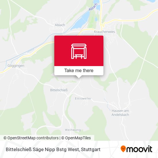 Bittelschieß Säge Nipp Bstg West map