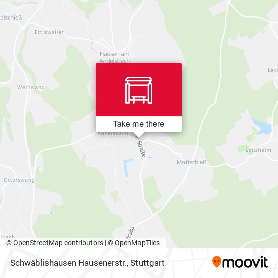 Schwäblishausen Hausenerstr. map