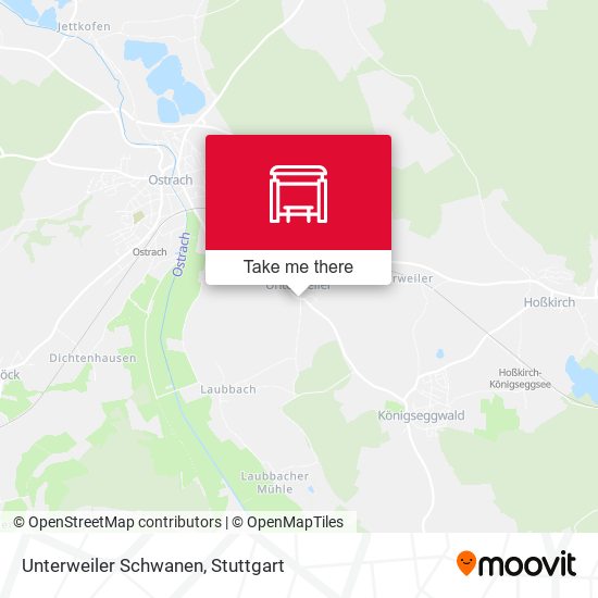 Unterweiler Schwanen map