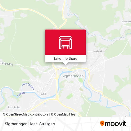 Карта Sigmaringen Hess