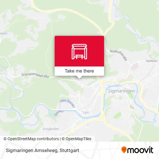 Карта Sigmaringen Amselweg