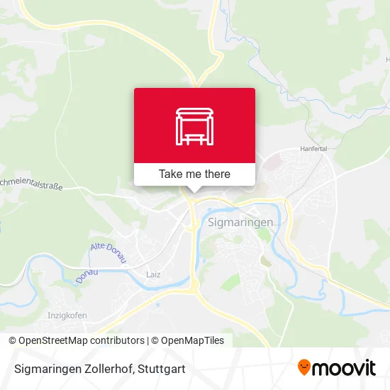 Карта Sigmaringen Zollerhof