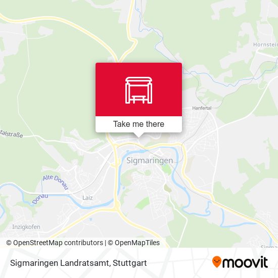 Карта Sigmaringen Landratsamt