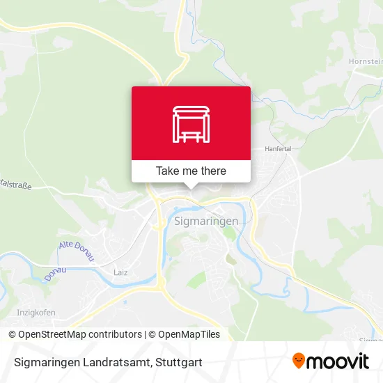Карта Sigmaringen Landratsamt