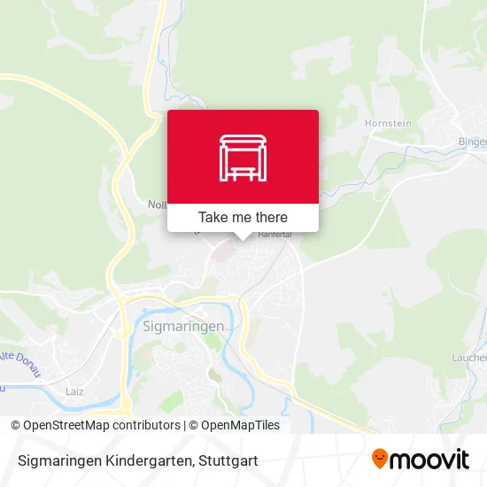 Карта Sigmaringen Kindergarten