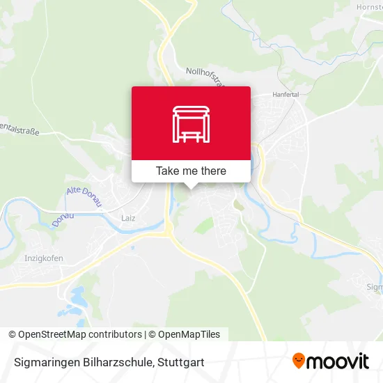 Карта Sigmaringen Bilharzschule