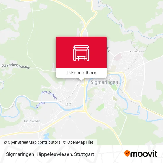 Карта Sigmaringen Käppeleswiesen
