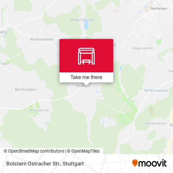 Bolstern Ostracher Str. map