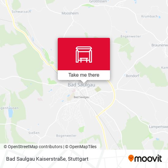 Карта Bad Saulgau Kaiserstraße
