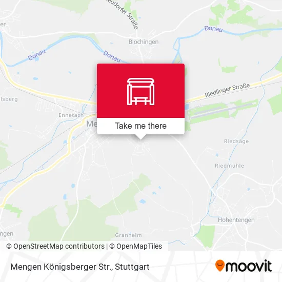 Карта Mengen Königsberger Str.