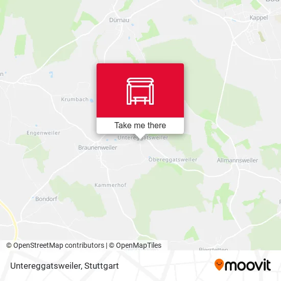 Карта Untereggatsweiler