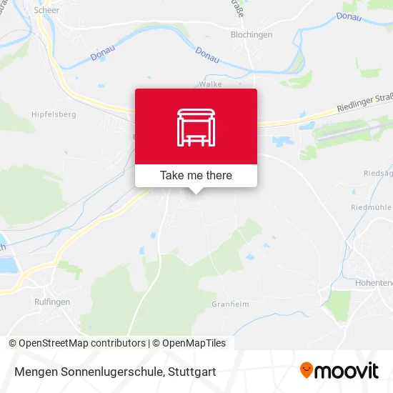 Карта Mengen Sonnenlugerschule