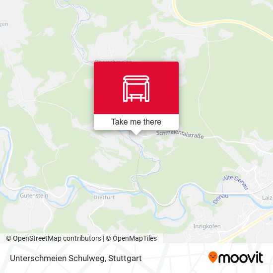 Карта Unterschmeien Schulweg