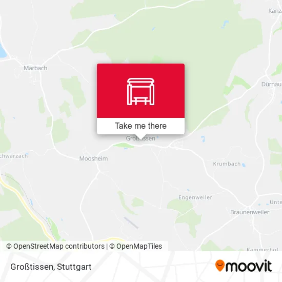 Карта Großtissen