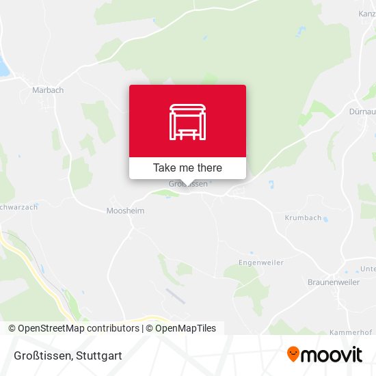 Großtissen map
