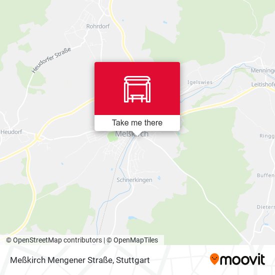 Meßkirch Mengener Straße map