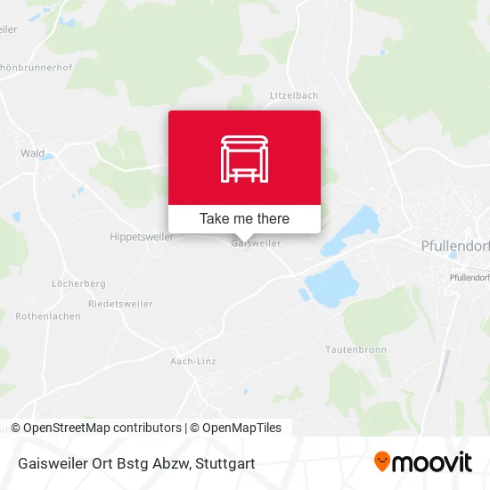 Карта Gaisweiler Ort Bstg Abzw
