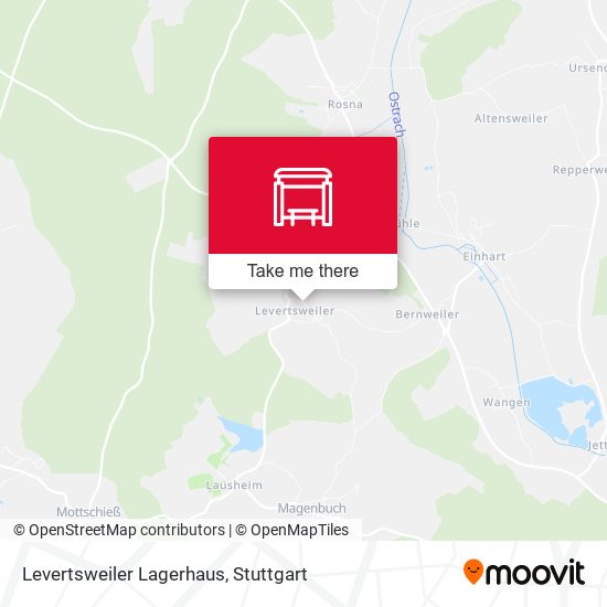 Levertsweiler Lagerhaus map