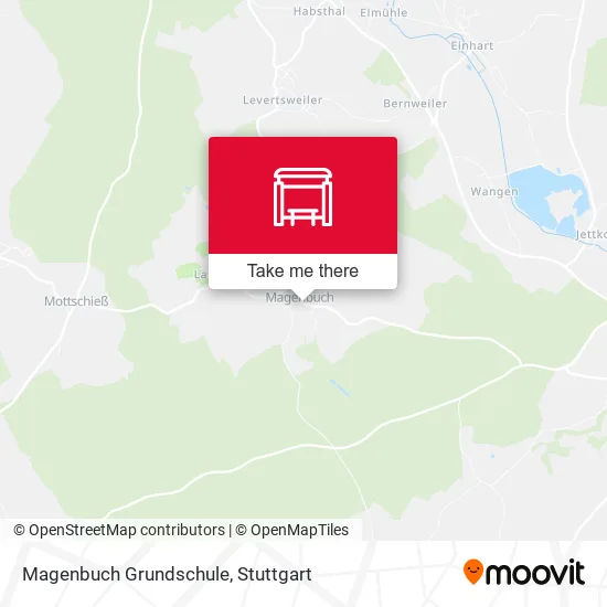 Карта Magenbuch Grundschule