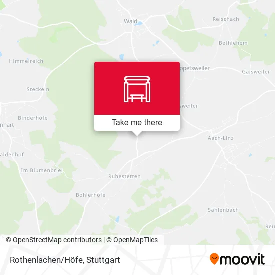 Rothenlachen/Höfe map