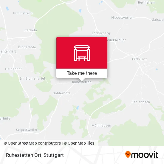 Карта Ruhestetten Ort