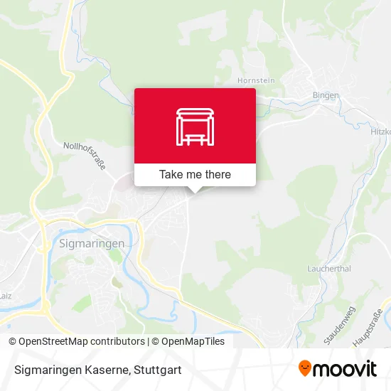 Карта Sigmaringen Kaserne