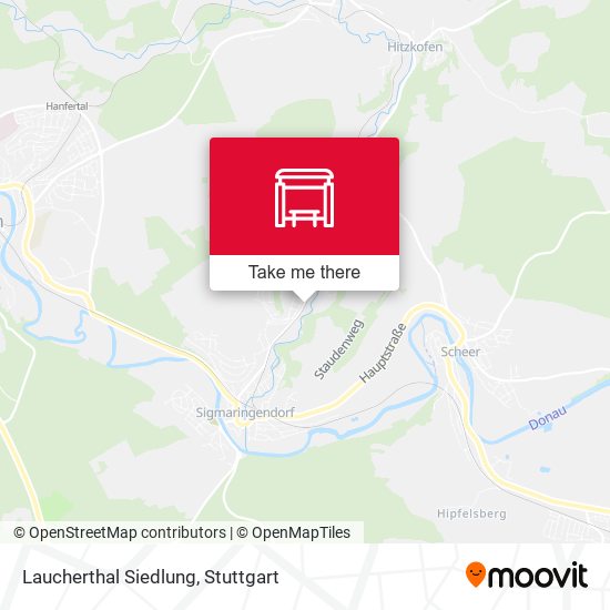 Laucherthal Siedlung map