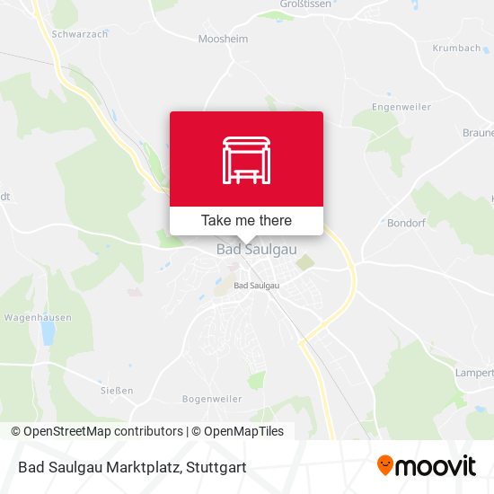 Bad Saulgau Marktplatz map