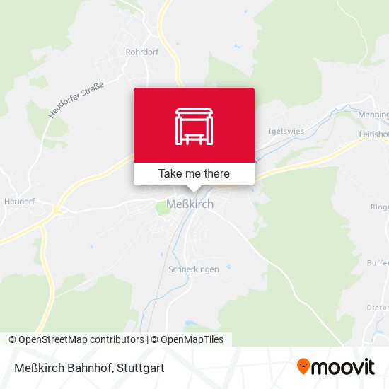 Meßkirch Bahnhof map