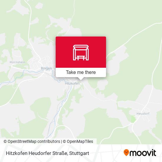 Карта Hitzkofen Heudorfer Straße