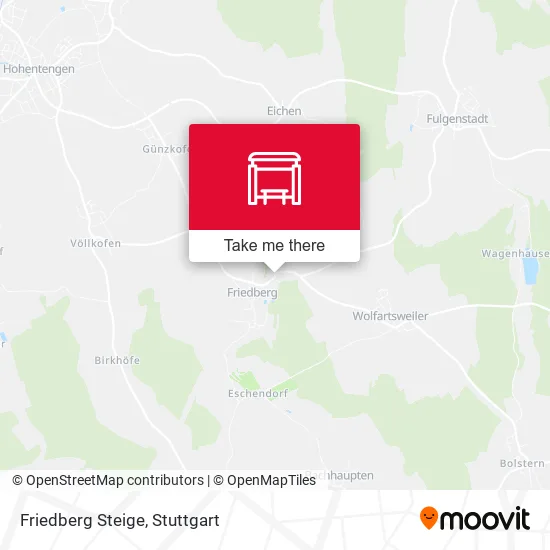 Карта Friedberg Steige