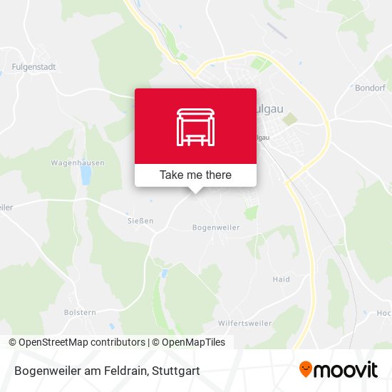 Bogenweiler am Feldrain map