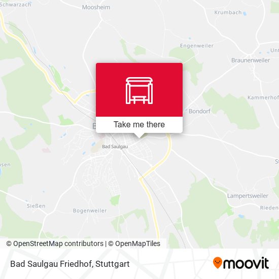 Bad Saulgau Friedhof map