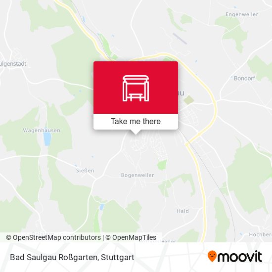 Bad Saulgau Roßgarten map
