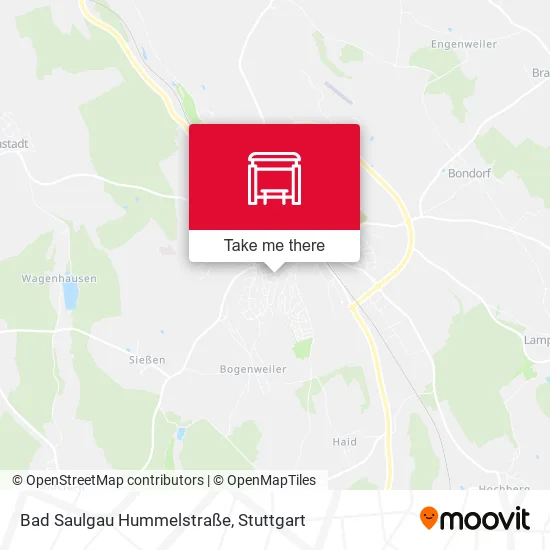 Карта Bad Saulgau Hummelstraße