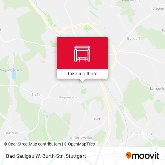Карта Bad Saulgau W.-Burth-Str.